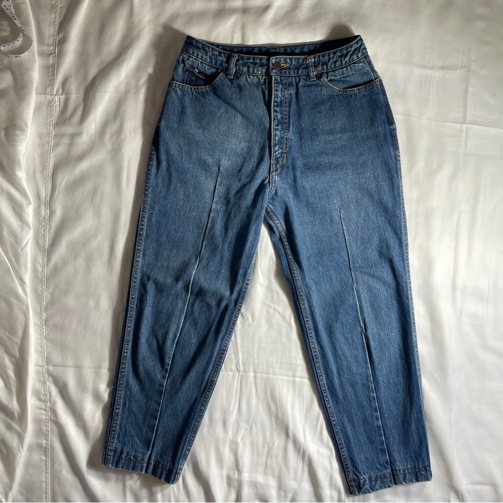 Calvin Klein Vintage- Made In The USA High-Rise Tapered Jeans